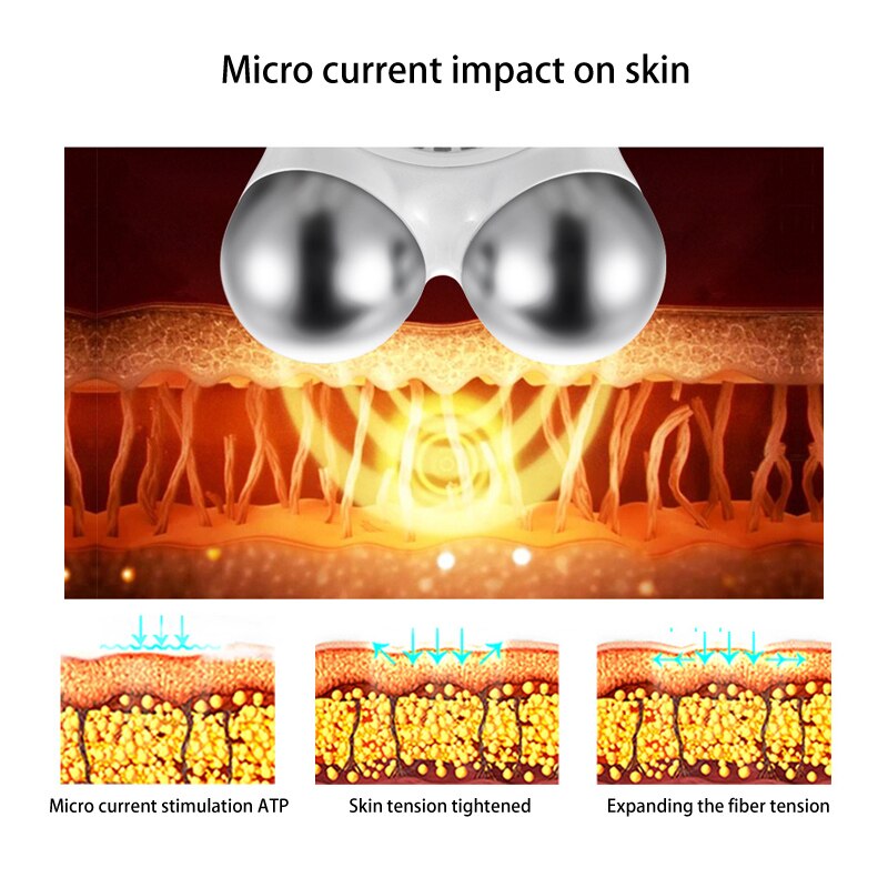 Micro-electric current Face lift Tightening Anti wrinkle Massager