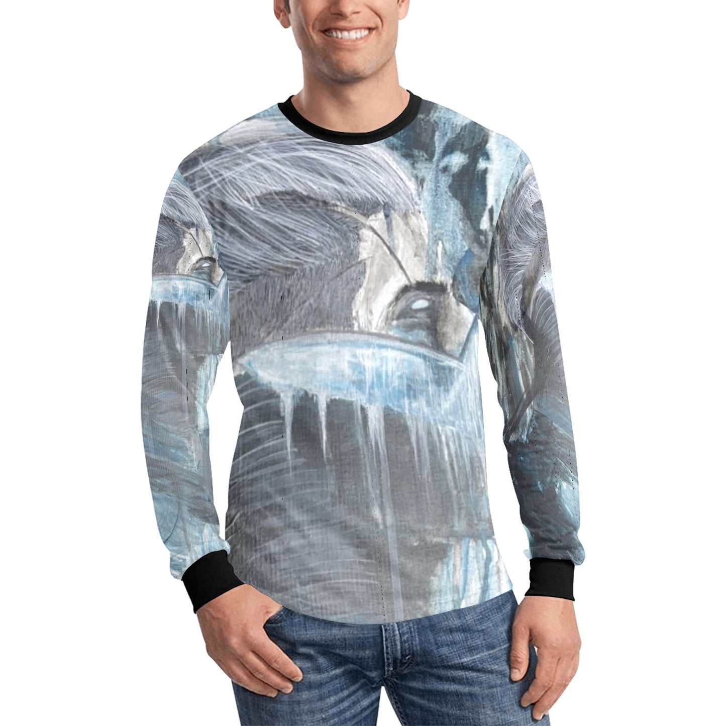 SUBZERO Men's Long Sleeve T-shirt - VEDA AKIRA