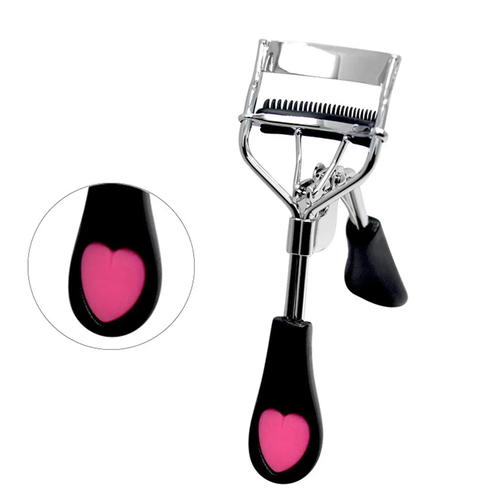 1PC Professional Eyelash Curler With Comb Tweezers