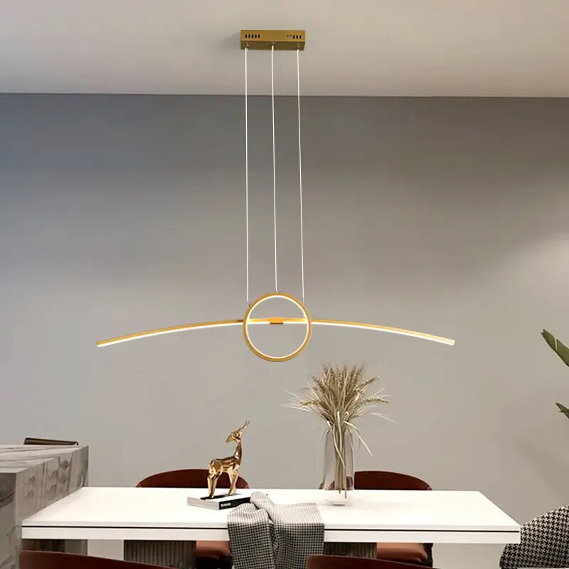 New Modern LED Hanging Pendant Lamp For Dining Room Living Room Kitchen Smart Home Alexa - VEDA AKIRA