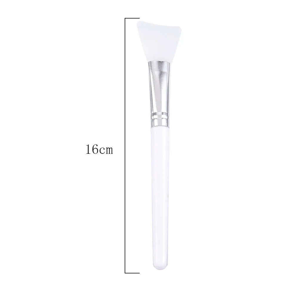 1Pc White Makeup Silicone Facial Mask Brush Professional