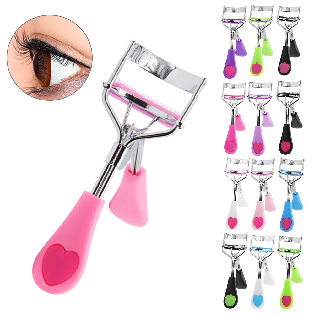 1PC Professional Eyelash Curler With Comb Tweezers