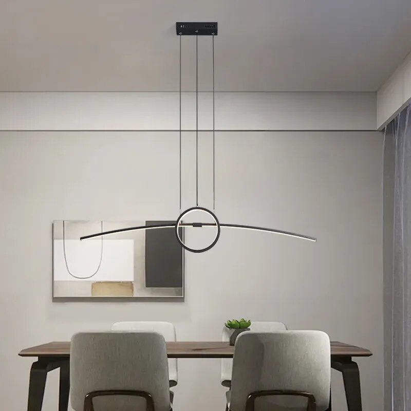 New Modern LED Hanging Pendant Lamp For Dining Room Living Room Kitchen Smart Home Alexa - VEDA AKIRA