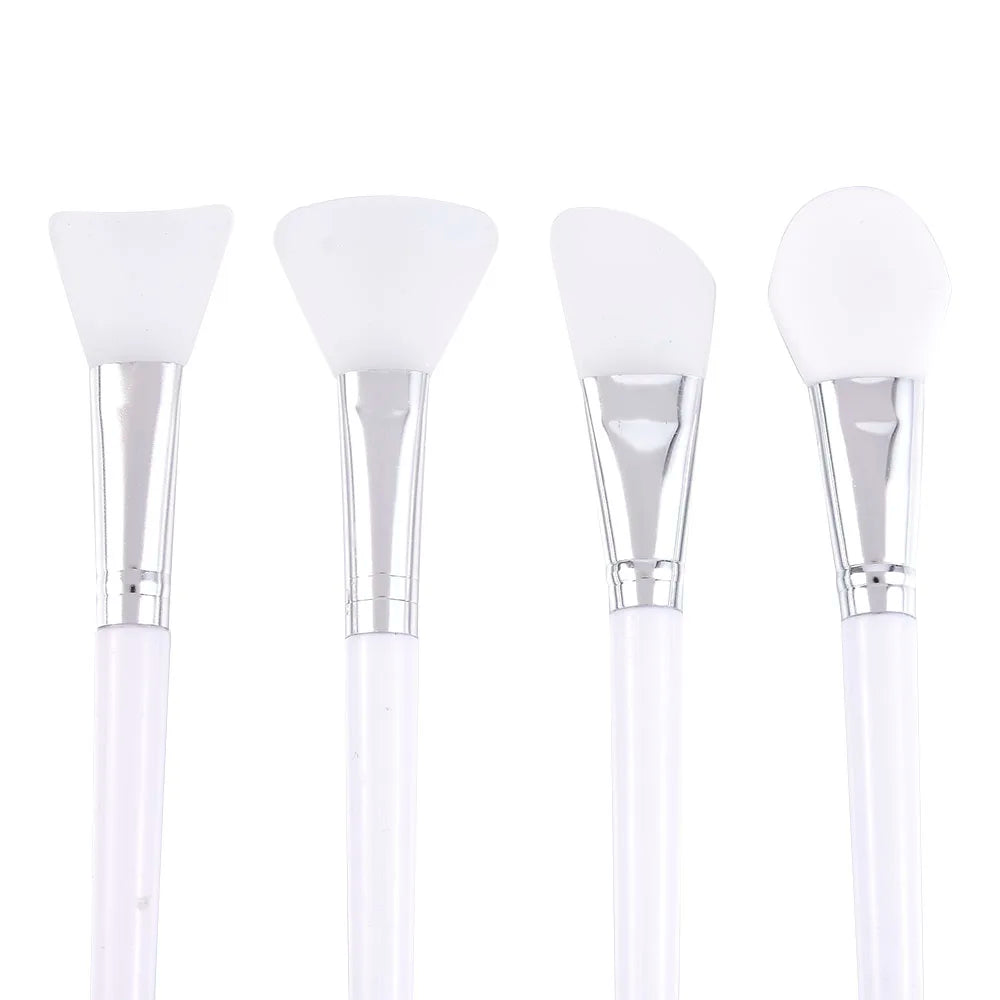 1Pc White Makeup Silicone Facial Mask Brush Professional