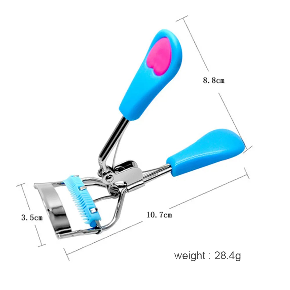 1PC Professional Eyelash Curler With Comb Tweezers