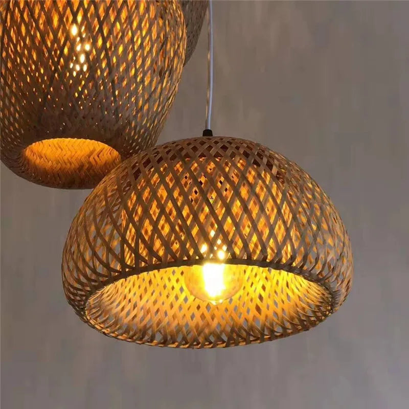 Handcrafted Bamboo Chandelier