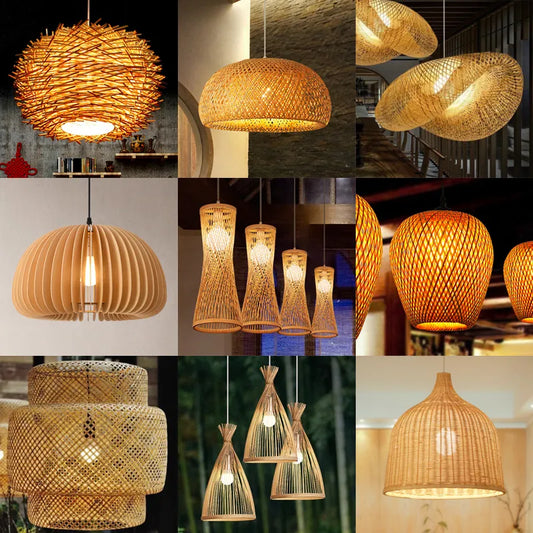 Handcrafted Bamboo Chandelier