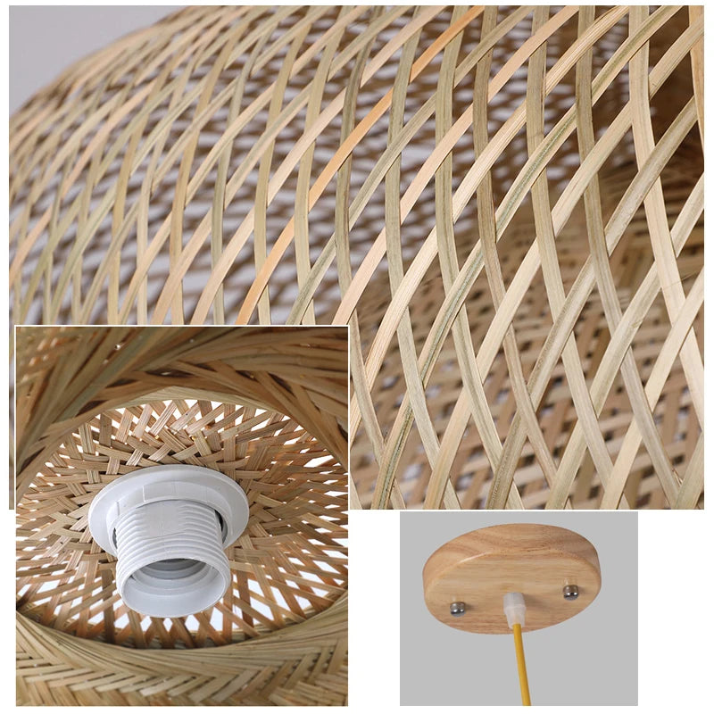 Handcrafted Bamboo Chandelier