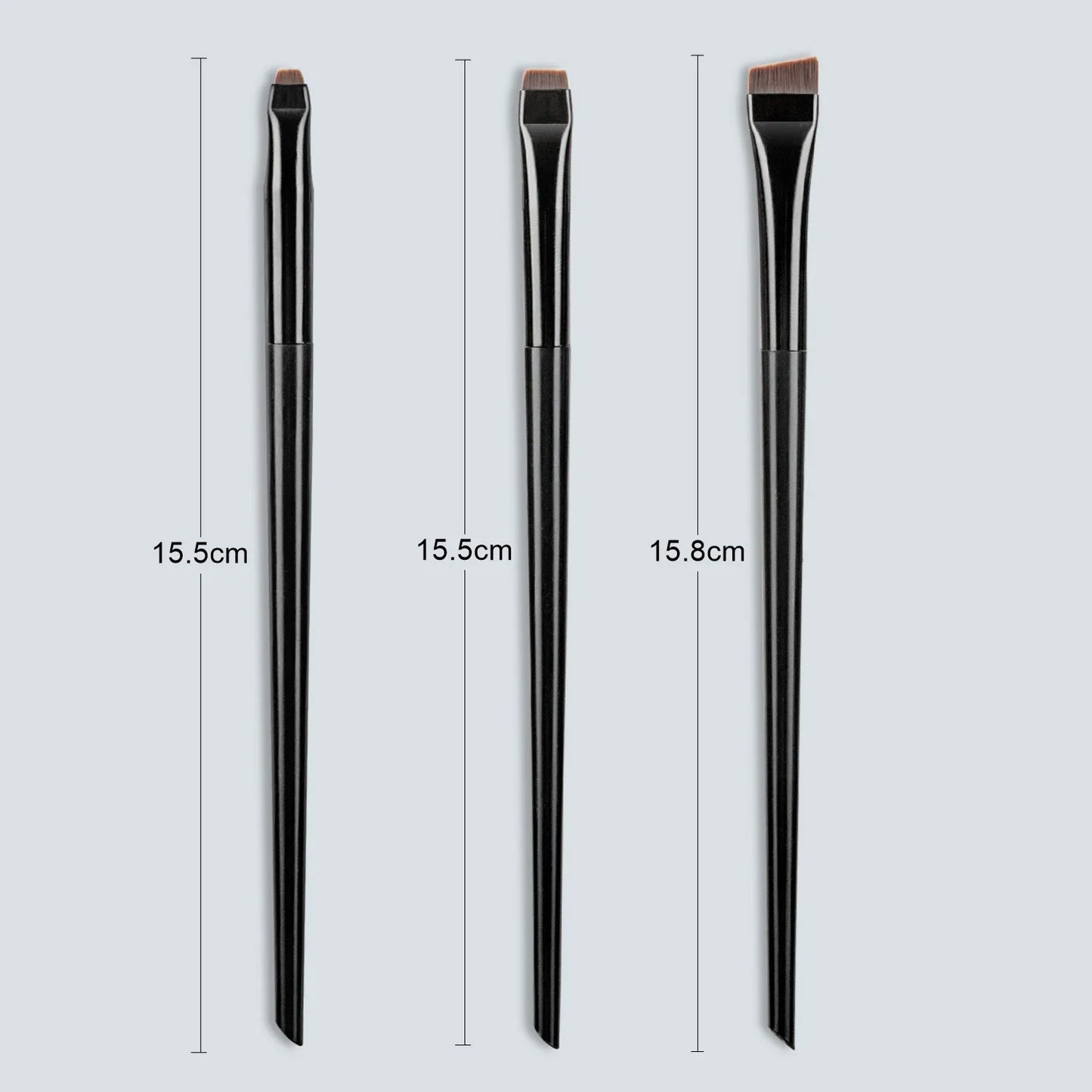 Flat Eyebrow Brush 3pcs/set