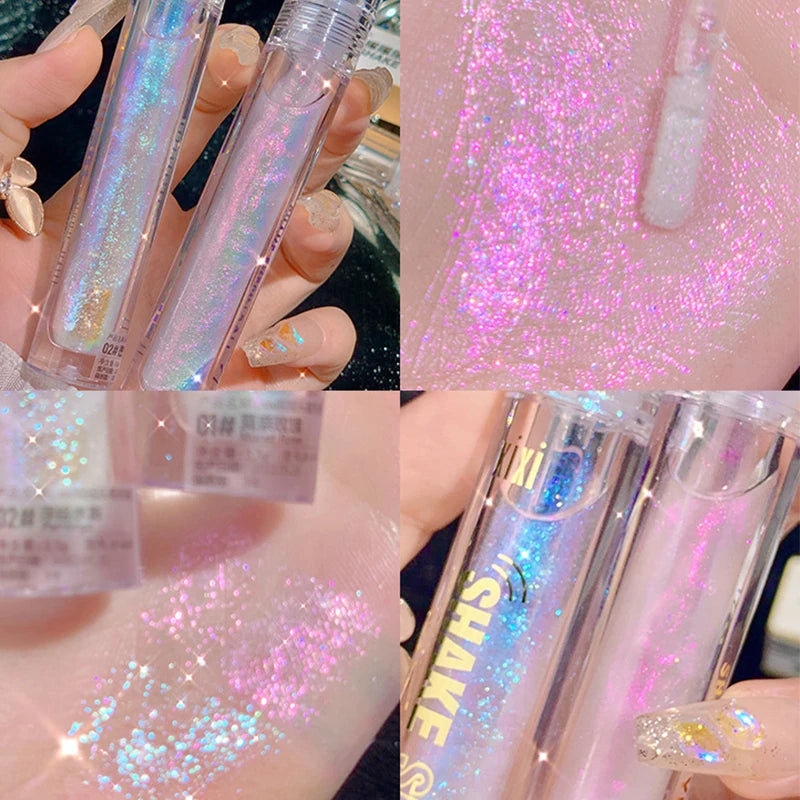 1PCS Diamond Glitter Liquid Eyeshadow Highlighter