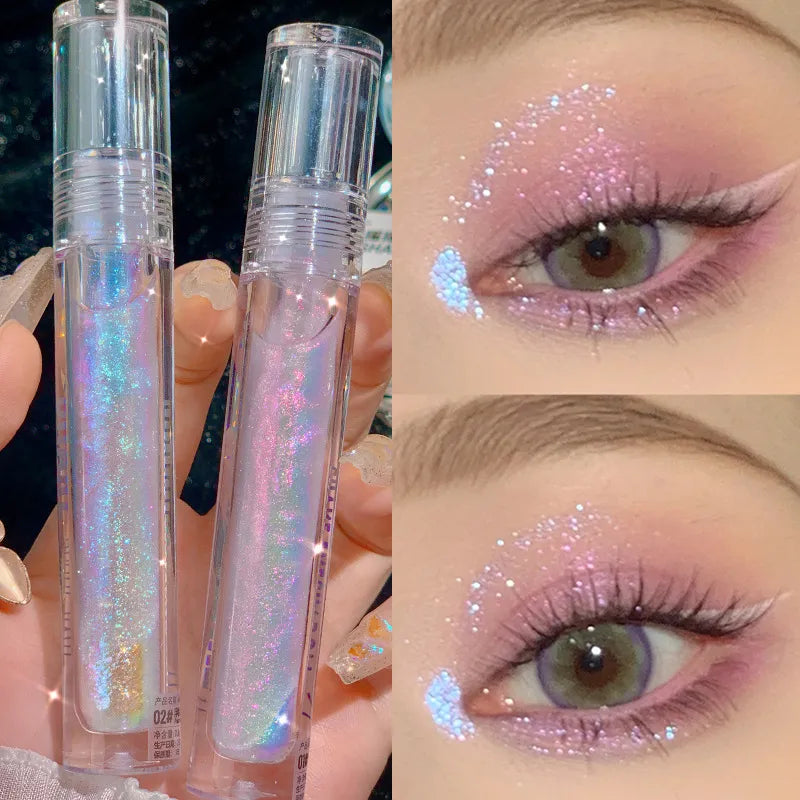 1PCS Diamond Glitter Liquid Eyeshadow Highlighter