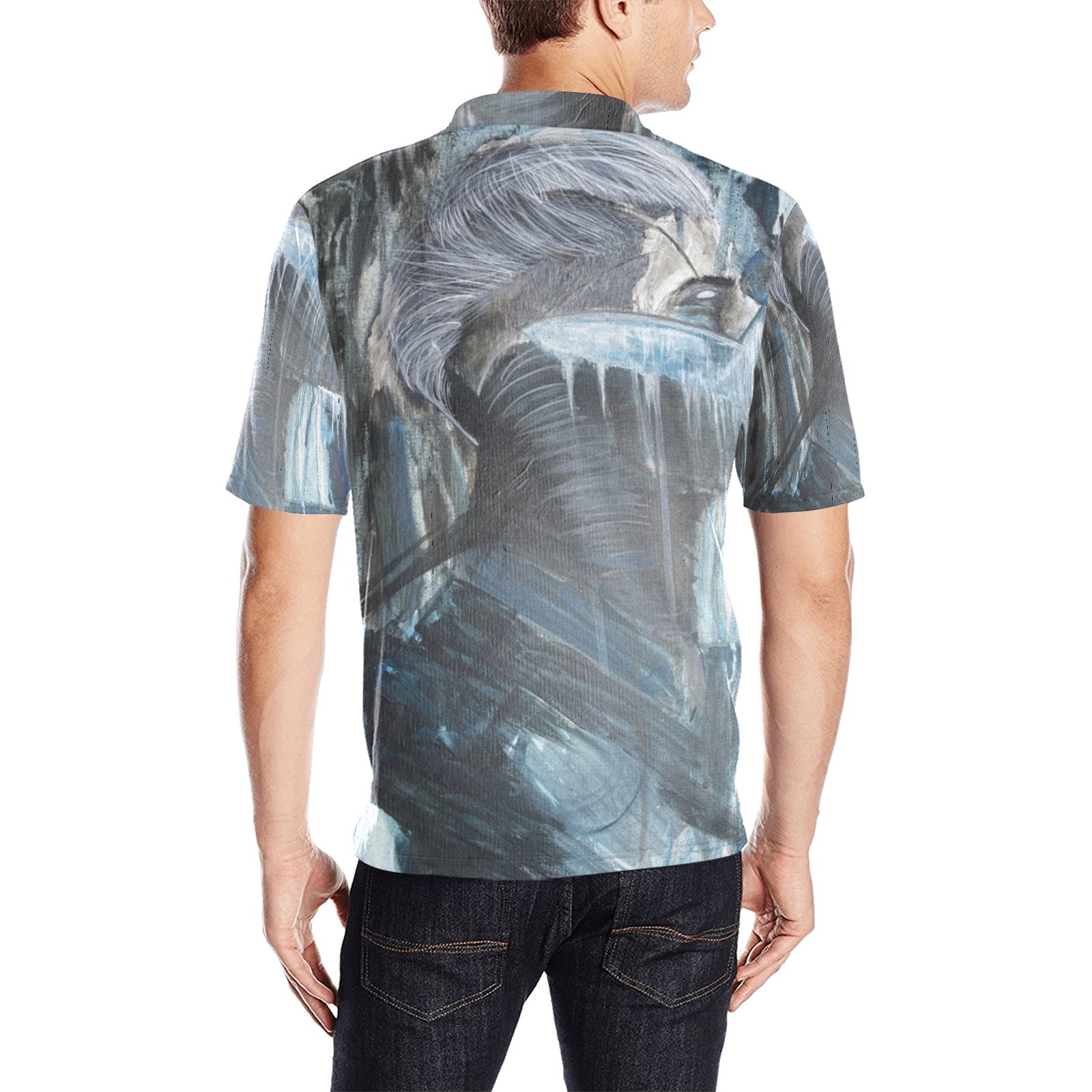 SUBZERO Men's All Over Print Polo Shirt - VEDA AKIRA